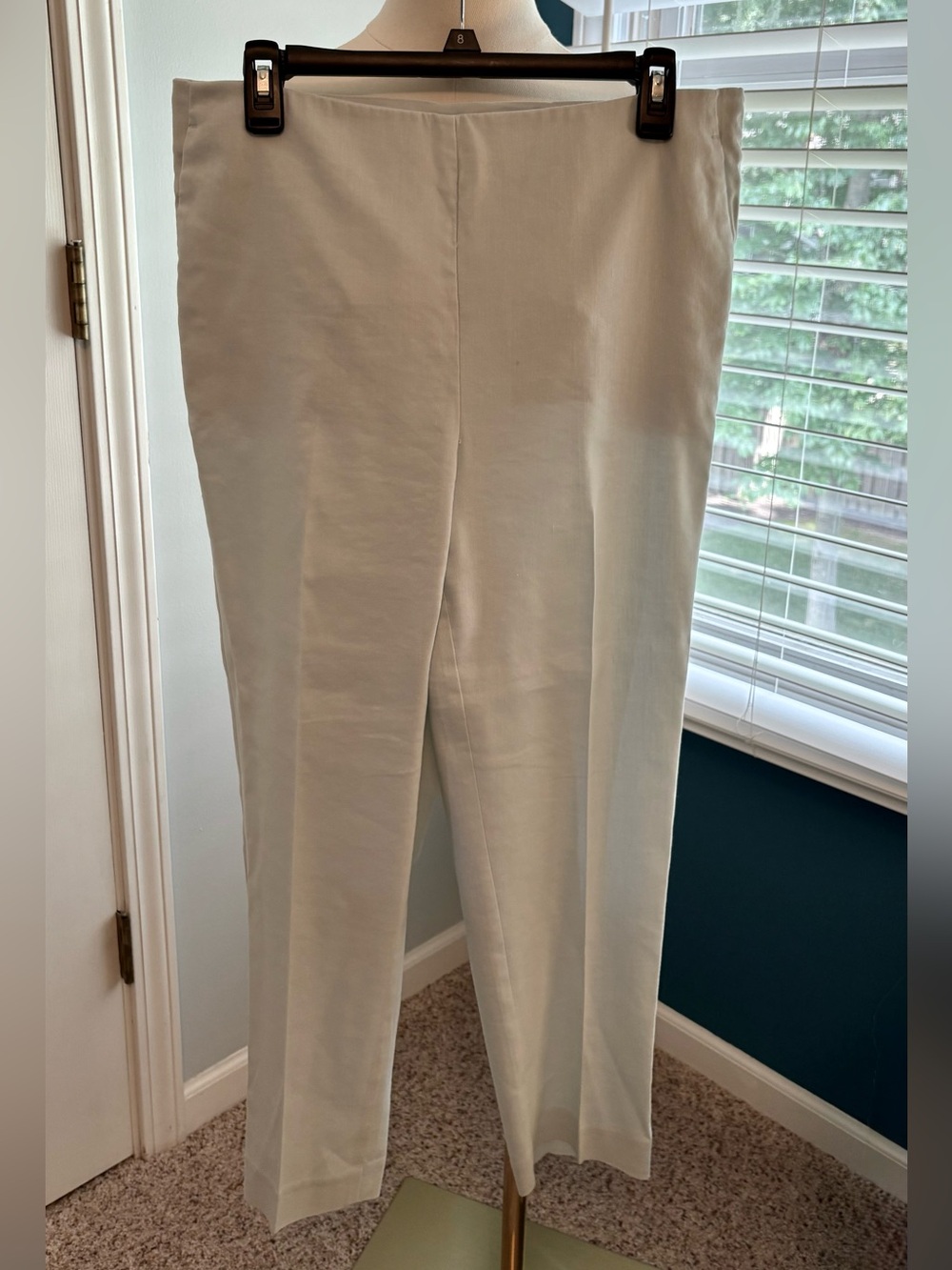 Ann Taylor Light Blue Straight Leg Ankle Dress Pants